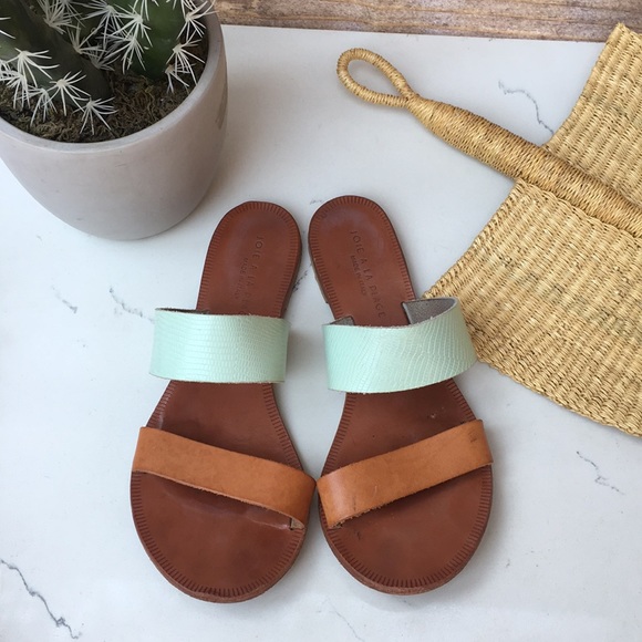 Joie A La Pliage || Leather Slide ‘Sable 2’ Sandal - Picture 2 of 7